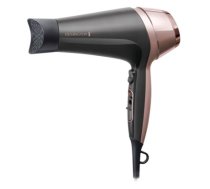 Remington | Curl and Straight Confidence Hair Dryer | D5706 | 2200 W | Number of temperature settings 3 | Ionic function | Diffuser nozzle | Black (D5706)