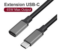 RoGer USB-C Extension Cable 10Gbps 1m (RO-USBC-EXT-1M-BK)
