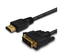 Savio CL-139 video cable adapter 1.8 m DVI-A HDMI Type A (Standard) Black (B881B1A5779C2EB55E6CBB343EF96EAFAAAF11C1)