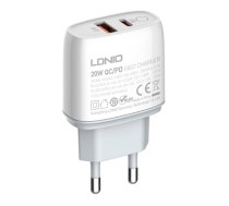 Wall charger LDNIO A2424C USB, USB-C 20W + Lightni (A2424C Lightning)