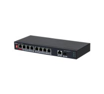 10-Port Unmanaged Desktop Switch with 8-Port PoE | PFS3110-8ET1GT1GF-96 (DH-PFS3110-8ET1GT1)