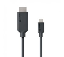 Alogic USB C Adapterkabel Typ C -HDMI  M/M 4k 60 Hz  1m,  sw (EL2UCHD-01)