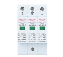 DC Surge Protection Device, 3P, Class C, 20-40 kA, 1000VDC (NV821747)