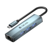 Devia HUB USB-C 3.1 to 4x USB 3.0 Adapter (EC621)