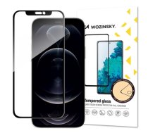 LCD apsauginis stikliukas Wozinsky 5D pritaikytas dėklui Samsung S916 S23 Plus 5G juodas (53354)