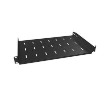 Rack Shelf 19" 1U 300mm Black (S-RSF19-1U-300B)