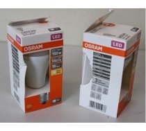 SALE OUT. Osram Parathom Classic LED 150 non-dim 19W/827 E27 bulb, DAMAGED PACKAGING | Parathom Classic LED | E27 | 19 W | Warm White | DAMAGED PACKAGING (4058075245976SO)