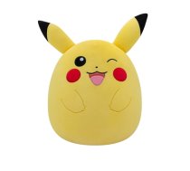 SQUISHMALLOWS POKEMON pliušinis žaislas WINKING PIKACHU, 35 cm (SQPK143B)