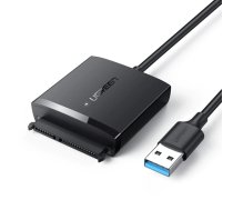 UGREEN Adapter HDD 2.5" & 3.5" SATA to USB 3.0 (black) (6957303865611)