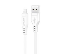 USB kabelis Acefast C3-02 MFi USB-A to Lightning 1.2m baltas (52068)