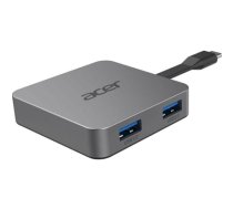 Acer | Docking station 4 in1 | Dock | USB 3.0 (3.1 Gen 1) Type-C ports quantity 1 | USB 3.0 (3.1 Gen 1) ports quantity 2 | HDMI ports quantity 1 (HP.DSCAB.014)