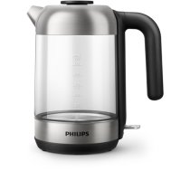 Philips 5000 series HD9339/80 electric kettle 1.7 L 2200 W Black, Stainless steel, Transparent (B2FAB2FAAFEF76E4E6EE80BD91430BC8BF7A2292)
