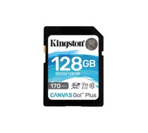 Kingston Technology 128GB SDXC Canvas Go Plus 170R C10 UHS-I U3 V30 (D37A93748F89D3CC2D181DD4F1884ABEB4579458)