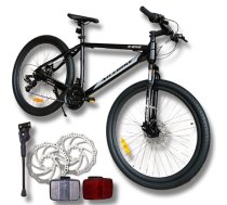 Dviratis - Shimano, 26", juodas (BKTOXIC-BLACK)