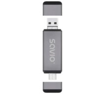 Savio USB 3in1 karšu lasītājs  (AK-72)