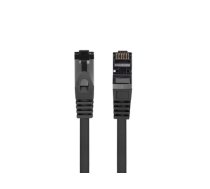 Patchcord kat.8.1 S/FTP LSZH CU 0.25m czarny fluke passed (PCF8-10CU-0025-BK)