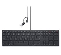 Dell | KB525C | Keyboard | Wired | Russian | Black 580-BBTF