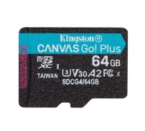 Atmiņas karte Kingston Canvas Go Plus G4 MicroSDXC 64GB SDCG4/64GBSP