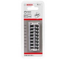 Bosch 8PC Impact 25mm PH1,PH2,PH3,PZ2,PZ3 2608522323
