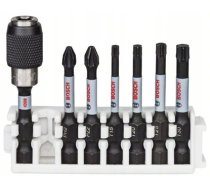 Bosch 7PC Impact 50mm PH2,PZ2,T15-30+Uch.magn. 2608522327