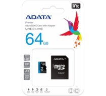 A-DATA Premier 64GB MicroSDXC AUSDX64GUICL10A1-RA1