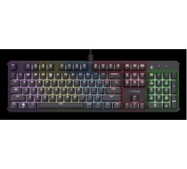 Klaviatūra Trust GXT 871 Zora Black 25510