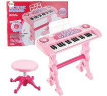 Pianinko z mikrofonem róowe 5905991071075