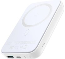 Joyroom JR-W020 20W Mini magnetic wireless power bank 10000mAh White with USB to Type-C 0.25m Cable White 6941237119698