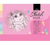 Fresh Szkicownik 12.4x19.7cm 48k róowy 457945