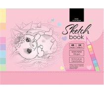 Fresh Szkicownik 12.4x19.7cm 48k róowy 457908