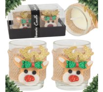 Ziemassvētku sveces Briedis 2 gab | 10h GB26231