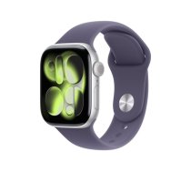 Apple Watch Series 11 GPS + Cellular 42mm Silver Aluminium Case with Purple Fog Sport Band - S/M | Apple MF8H4ET/A