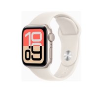 Apple Watch SE 3 GPS + Cellular 40mm Starlight Aluminium Case with Starlight Sport Band - M/L | Apple MEP74ET/A