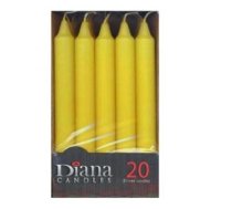 +GALDA SVECE 17.5CM DIANA DZELTENA (20) 4750746012824