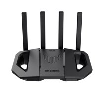 Asus | Dual-band Gaming Router | TUF-BE3600 | 802.11ax | 10/100/1000 Mbit/s | Ethernet LAN (RJ-45) ports 5 | Mesh Support Yes | MU-MiMO No | No mobile broadband | Antenna type External | 1x USB 3.2 Gen 1 90IG0A90-MO9C00