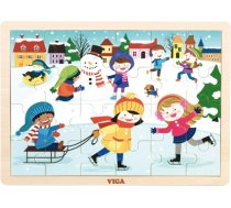 Viga Puzzle sezonowe Zima V51272