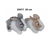 Plīša zaķis 20 cm (Z2577) dažādas 164261