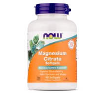 Now Foods - Magnesium Citrate Softgels - 90 caps