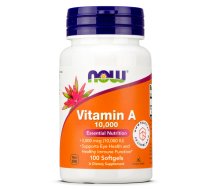 Now Foods - Vitamin A 10000 IU - 100 softgels