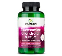 Swanson - Glucosamine Chondroitin & MSM - 120 tablets