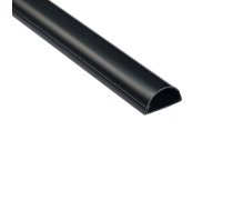 D-LINE Cable duct 50x25mm Half-circle Black 1.5m (5FT5025B/EH)