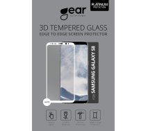 GEAR Glass Prot. 3D Full Fit White Samsung Galaxy S8 (661057)