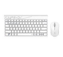 RAPOO Keyboard/Mouse Set 8000M Wireless Multi-Mode White (18326)
