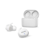 (V) Akcija! PHILIPS TAT3216WT/00 in-ear bezvadu austiņas ar portatīvo uzlādes ietvaru, baltas