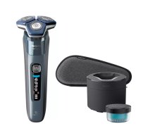 Akcija! PHILIPS S7882/55 Shaver series 7000, Wet&amp; Dry skuveklis (lādējams), zils