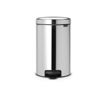 BRABANTIA atkritumu tvertne ar pedāli NewIcon, 12 l, Brilliant Steel 113581