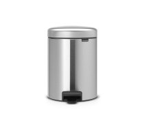 BRABANTIA atkritumu tvertne ar pedāli NewIcon, 5 l, Matt Steel 112645