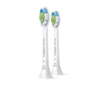 PHILIPS SONICARE Akcija! Sonicare W2 Optimal White standarta zobu birstes uzgalis 2 gab HX6062/10