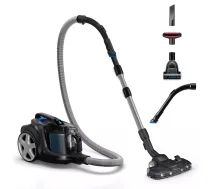 PHILIPS FC9747/09 PowerPro Expert Bagless bezmaisa putekļsūcējs, (melns)