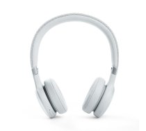 (V) JBL JBLLIVE460NCWHT LIVE bezvadu on-ear austiņas ar bluetooth, baltas